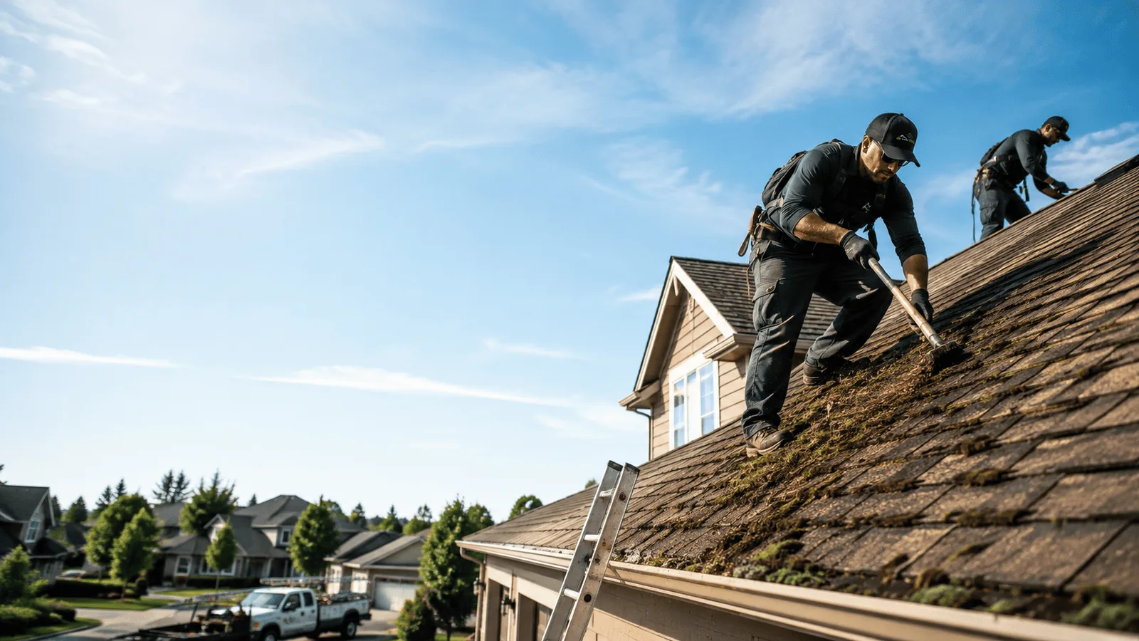Roof Moss Removal in Nappanee, IN near me